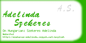 adelinda szekeres business card